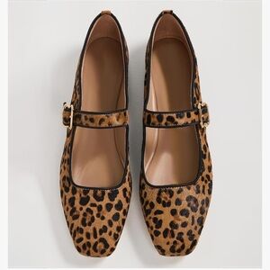 size 9, animal print flats